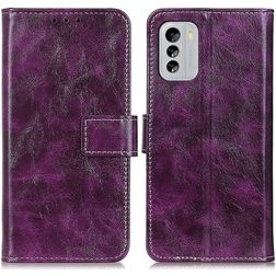 Mobigear Basic Nokia G60 5G Hoesje Bookcase Portemonnee - Paars