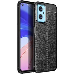 Mobigear Luxury OPPO A76 Hoesje Flexibel TPU Backcover - Zwart