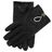 Uunique Leather Touchscreen Handschoenen - M/L - Zwart