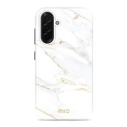 MIO Samsung Galaxy A36 MagSafe Hoesje Hardcase Backcover - White Marble