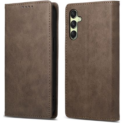 Mobigear Wallet Samsung Galaxy A16 Hoesje Bookcase Portemonnee - Bruin