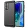 Mobigear Brushed Slim Samsung Galaxy M55 Hoesje Flexibel TPU Backcover - Zwart