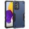 Mobigear Non-slip Armor Samsung Galaxy A73 Hoesje Hardcase Backcover Shockproof - Blauw