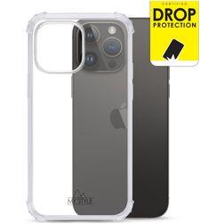 My Style Protective Flex Doorzichtig iPhone 14 Pro Max Hoesje Flexibel TPU Backcover Shockproof - Transparant