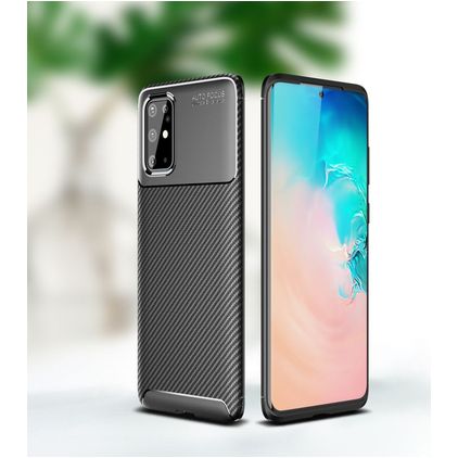 Mobigear Racing OPPO Reno 4 Hoesje Flexibel TPU Backcover - Zwart