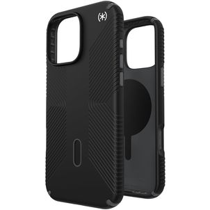 Speck Presidio2 Grip iPhone 16 Pro Max MagSafe Hoesje Hardcase Backcover Shockproof - Zwart