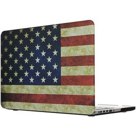 Mobigear Design MacBook Pro 13 Inch (2012-2015) Hoes Hardshell Laptopcover MacBook Case - US Flag - Model A1425 / A1502