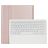 Mobigear Ultra Thin iPad Air 13 Inch (2026) Hoes QWERTY Bluetooth Toetsenbord Bookcase + Stylus Houder - Roségoud