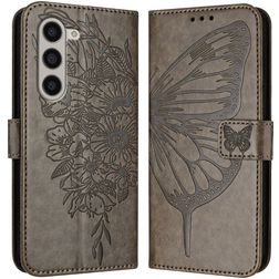 Mobigear Butterfly Samsung Galaxy Z Fold 6 Hoesje Bookcase Portemonnee - Grijs