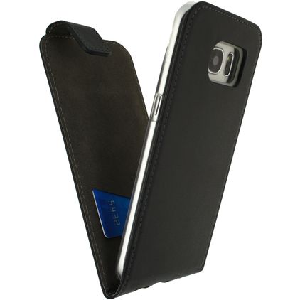 Mobilize Classic Gelly Samsung Galaxy S7 Edge Hoesje Flipcase - Zwart
