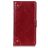 Mobigear Ranch Motorola One Fusion Plus Hoesje Bookcase Portemonnee - Bordeaux Rood