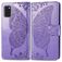 Mobigear Butterfly Samsung Galaxy A41 Hoesje Bookcase Portemonnee - Paars