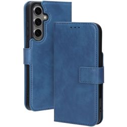 Mobiparts Classic Wallet Samsung Galaxy S24 FE Hoesje Bookcase Portemonnee - Blauw