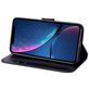 Mobigear Roses iPhone XR Hoesje Bookcase Portemonnee - Zwart
