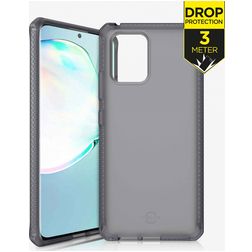 ITSkins SpectrumFrost Samsung Galaxy S10 Lite Hoesje Hardcase Backcover Shockproof - Zwart