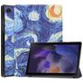Mobigear Tri-Fold Samsung Galaxy Tab A8 10.5 (2021) Hoes Bookcase - Starry Sky