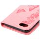 Mobigear Butterfly iPhone SE (2020) Hoesje Bookcase Portemonnee - Roze