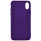 Mobigear Colors iPhone XS Max Hoesje Flexibel TPU Backcover - Paars
