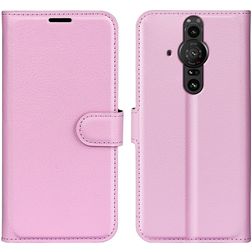 Mobigear Classic Sony Xperia Pro-I Hoesje Bookcase Portemonnee - Roze