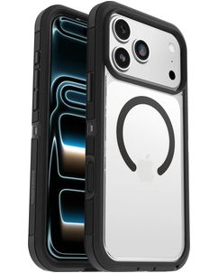 OtterBox Defender Pro XT iPhone 17 Pro Max MagSafe Hoesje Hardcase Backcover Shockproof - Transparant / Zwart
