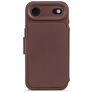 Decoded Detachable Wallet iPhone Air MagSafe Hoesje Echt Leer Uitneembare 2in1 Bookcase Portemonnee - Chocolate Brown