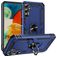 Mobigear Armor Ring Samsung Galaxy A24 Hoesje Hardcase Backcover Shockproof met Ringhouder - Blauw
