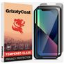 GrizzlyCoat Easy Fit AntiSpy iPhone 13 Mini Glazen Screenprotector Privacy - Case Friendly + Installatieframe