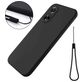 Mobigear Colors OPPO A98 Siliconen Hoesje Backcover - Zwart