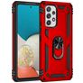 Mobigear Armor Ring Samsung Galaxy A53 Hoesje Hardcase Backcover Shockproof met Ringhouder - Rood
