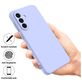 Mobigear Rubber Touch Samsung Galaxy A56 Siliconen Hoesje Backcover - Paars