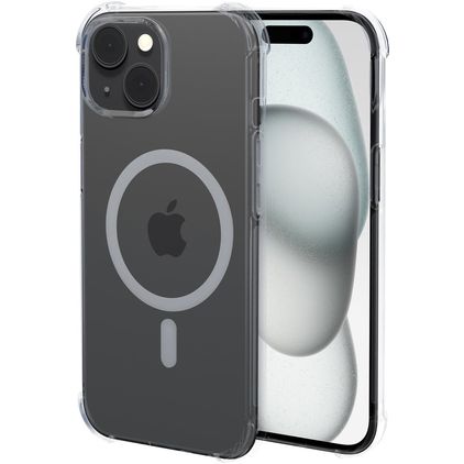 Mobiparts Classic Doorzichtig iPhone 14 MagSafe Hoesje Flexibel TPU Backcover - Transparant