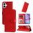 Mobigear Sunflower iPhone 17 Hoesje Bookcase Portemonnee - Rood