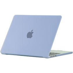 Mobigear Matte MacBook Air 15 Inch (2023-2025) Hoes Hardshell Laptopcover MacBook Case - Blauw - Model A2941 / A3114 / A3241