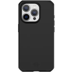 ITSkins SpectrumSilk-R iPhone 15 Pro Hoesje Flexibel TPU Backcover Shockproof - Zwart