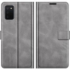 Mobigear Wallet Samsung Galaxy A03s Hoesje Bookcase Portemonnee - Grijs