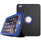 Mobigear Tri-Fold Folio iPad 6 (2018) Hoes Bookcase - Zwart / Blauw