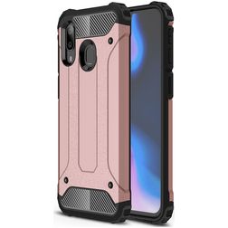 Mobigear Outdoor Samsung Galaxy A40 Hoesje Hardcase Backcover Shockproof - Roségoud