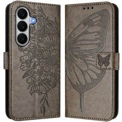 Mobigear Butterfly Samsung Galaxy A27 Hoesje Bookcase Portemonnee - Grijs