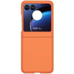 Mobigear Colors Motorola Razr 50 Hoesje Hardcase Backcover - Oranje