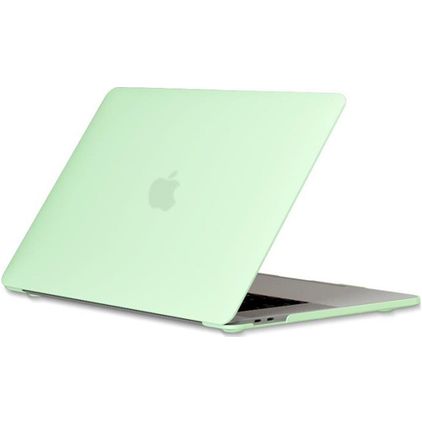 Mobigear Cream Matte MacBook Air 13 Inch (2018-2020) Hoes Hardshell Laptopcover MacBook Case - Groen - Model A1932 / A2179 / A2337