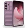 Mobigear Bumpy Samsung Galaxy S25 FE Hoesje Flexibel TPU Backcover - Paars