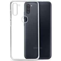 Mobilize Gelly Doorzichtig Samsung Galaxy M11 Hoesje Flexibel TPU Backcover - Transparant