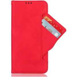 Mobigear Slide Wallet OPPO Find X9 Hoesje Bookcase Portemonnee - Rood