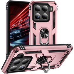 Mobigear Armor ring Xiaomi 15 Hoesje Hardcase Backcover Shockproof met Ringhouder - Roségoud