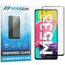 Mobigear Premium Samsung Galaxy M53 Glazen Screenprotector - Case Friendly - Zwart