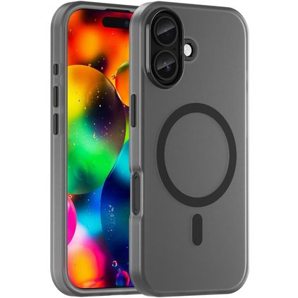 Mobigear Shockproof iPhone 17 MagSafe Hoesje Hardcase Backcover - Zwart