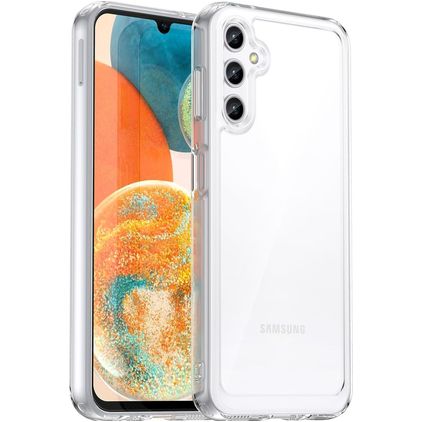 Mobigear Crystal Doorzichtig Samsung Galaxy A14 Hoesje Hardcase Backcover - Transparant