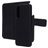 Mobiparts Samsung Galaxy A37 Hoesje Echt Leer Uitneembare 2in1 Bookcase Portemonnee - Zwart