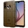 Mobigear Rugged Shield Samsung Galaxy A21 Hoesje Flexibel TPU Backcover Shockproof - Bruin