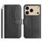 Mobigear S Line iPhone 17 Pro Max Hoesje Bookcase Portemonnee - Zwart
